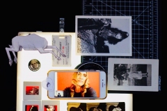Portrait depicting Aniko on iPhone