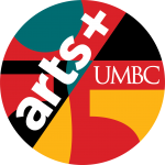 Round arts+ UMBC logo